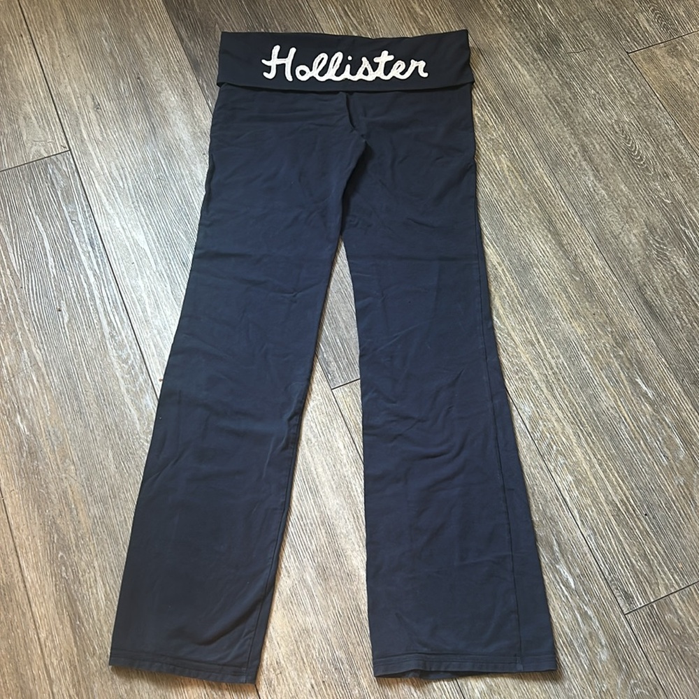 Rare Hollister Y2K fold over yoga pants / flare leggings